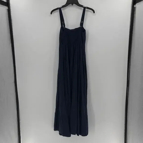 Haven Women's Sardinia Linen/Viscose Blend Maxi Dress - Riviera Blue - XS/S - Picture 9 of 9